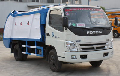 福田壓縮式垃圾車(chē)