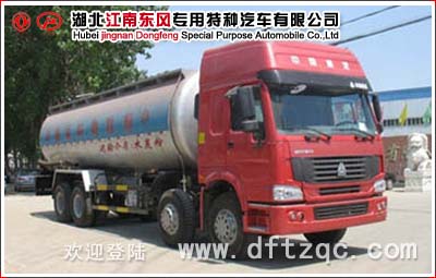 斯太爾前四后八粉料物料運輸車(chē)